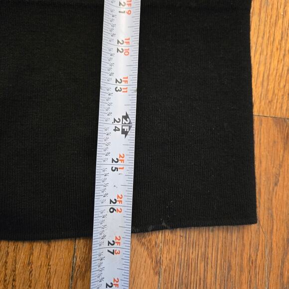 Lululemon Sit in Lotus Wrap Merino Wool open front cardigan Black Size 2 - Picture 13 of 16